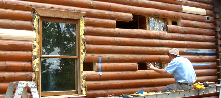 Log Home Repair Glynn County, Georgia